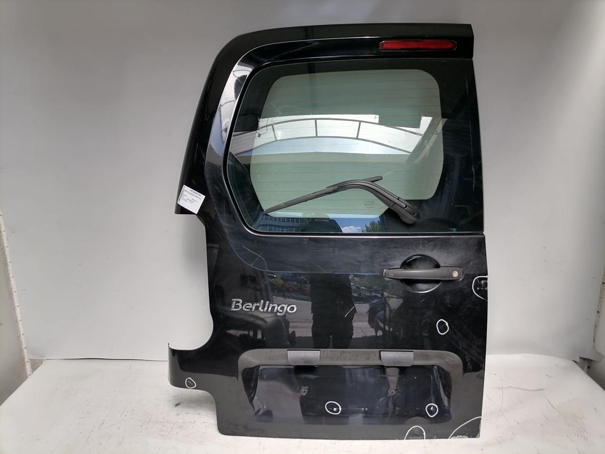 Citroen Berlingo 2 original Fl&uuml;gelt&uuml;r links EXY Onyxschwarz mit Scheibe Bj.2012